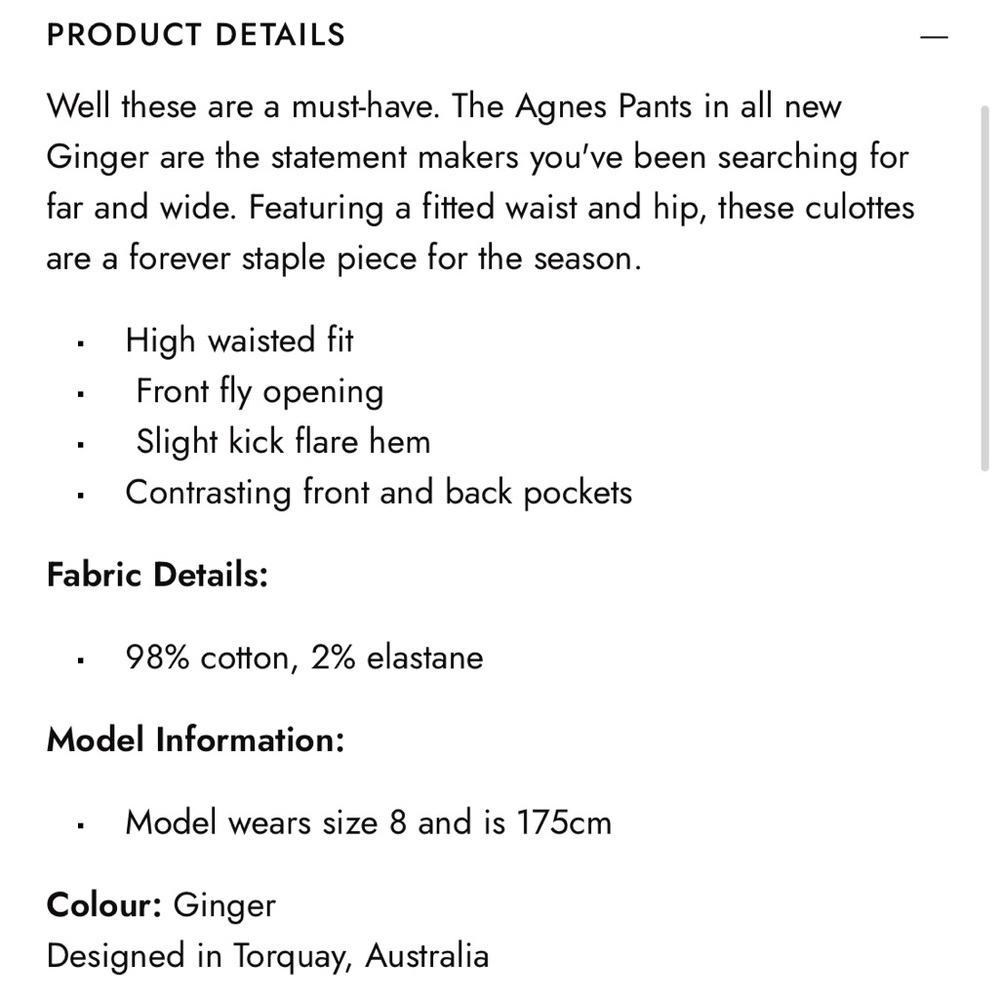 Corduroy High-Waist Patch Front Pants - Brown - Picture 9 of 13